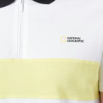 National Geographic C-Mike Çizgili Ağ Polo T-Shirt